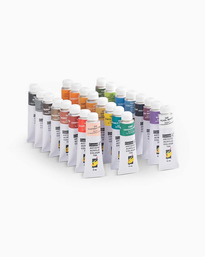 Artist Acrylic Colour 24 Shades 9ML +1