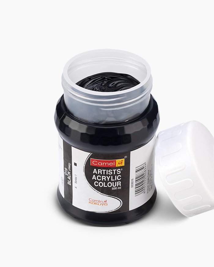 Artist Acrylic Colours 500 ML-Black