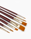 Artist Brush 7 Pcs S66 & S67 Round & Flat