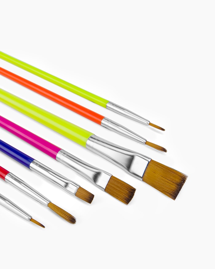 Artist Champ Brush 7 Pcs S64 & S65 Round & Flat