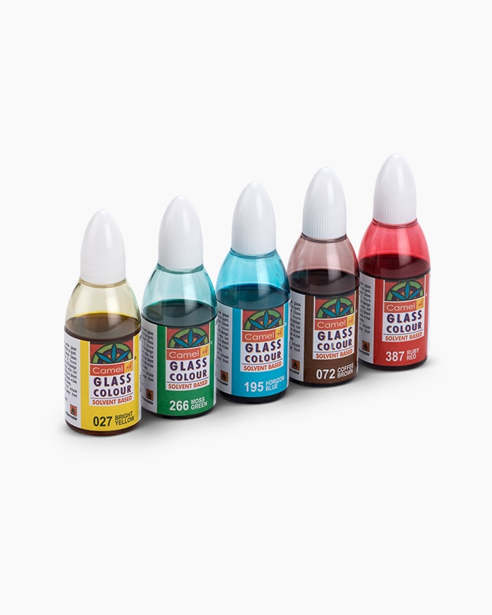 Glass Colors Solvent Based 5 Shades