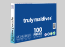 Truly Maldives: An Aerial View of an Island - 100 Pcs Jigsaw Puzzle