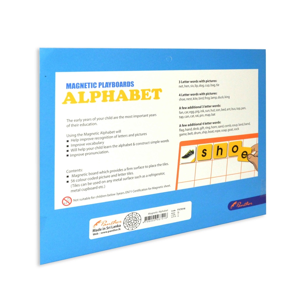 Magnetic Alphabet Play Board - English