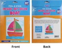 3D Paper Mosaic Art - Sailboat21 x 17cm 1pack