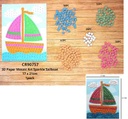 3D Paper Mosaic Art - Sailboat21 x 17cm 1pack