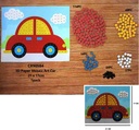 3D Paper Mosaic Art - Car 17 x21cm 1pack