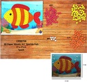 3D Paper Mosaic Art - Fish 17 x 21cm 1pack
