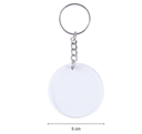 Acrylic Key Chain - Round 3.7mm Thickness Approx 5cm dia 4pc Little Birdie