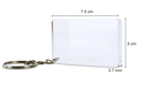 Acrylic Key Chain - Rectangle 3.7mm Thickness Approx 7.5x5cm 4pc Little Birdie