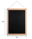 Hanging Chalkboard With MDF Frame (Border 5.5mm) Frame 2mm Thickness Approx H20 x L15in