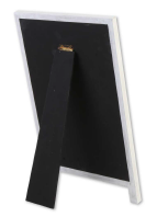 Standing Chalkboard - Rectangular with Frame (Frame 2mm) (Border 12mm Thickness) Approx H32 x L20.1 x D1.3cm