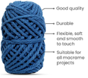 Cotton Twisted Cord - Fushion Blue 3mm, 3ply, 25mtr