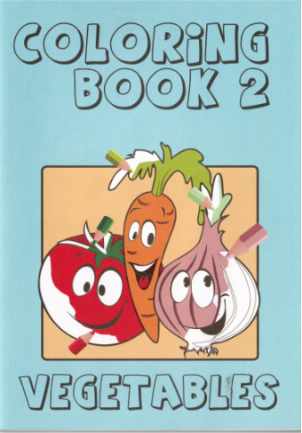 Colouring Book 2 - Vegetables