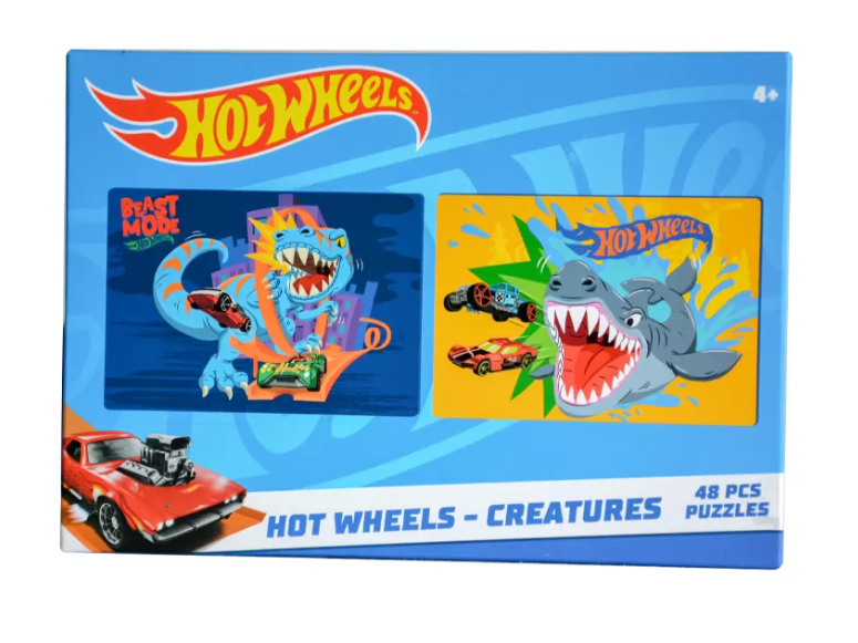 Hotwheels Creatures 48 Piece Puzzle