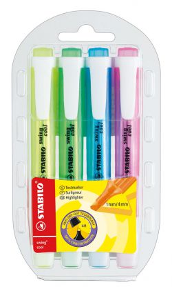 Highlighter Swing Cool 4 pcs Wallet