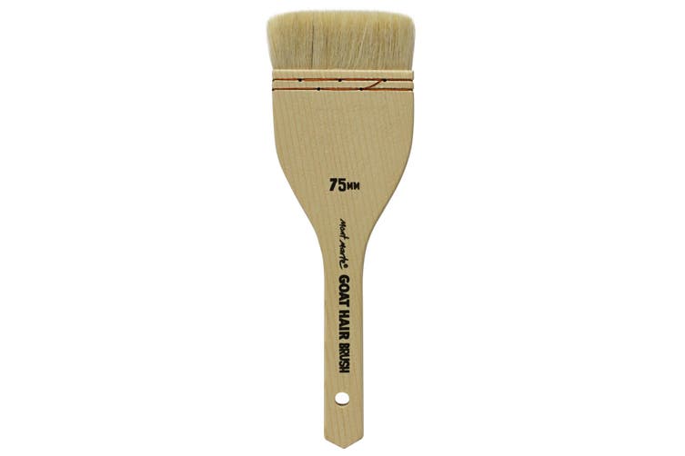 Goat Hair Pine Wood Bru 75mm MSBS0003