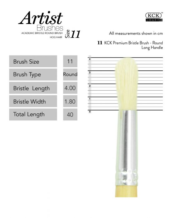 Kck Bristle Brush Round-  #11