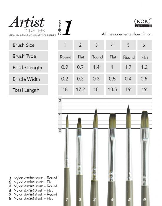 KCK 2TONE NYLON BRUSH SET- INTRO1