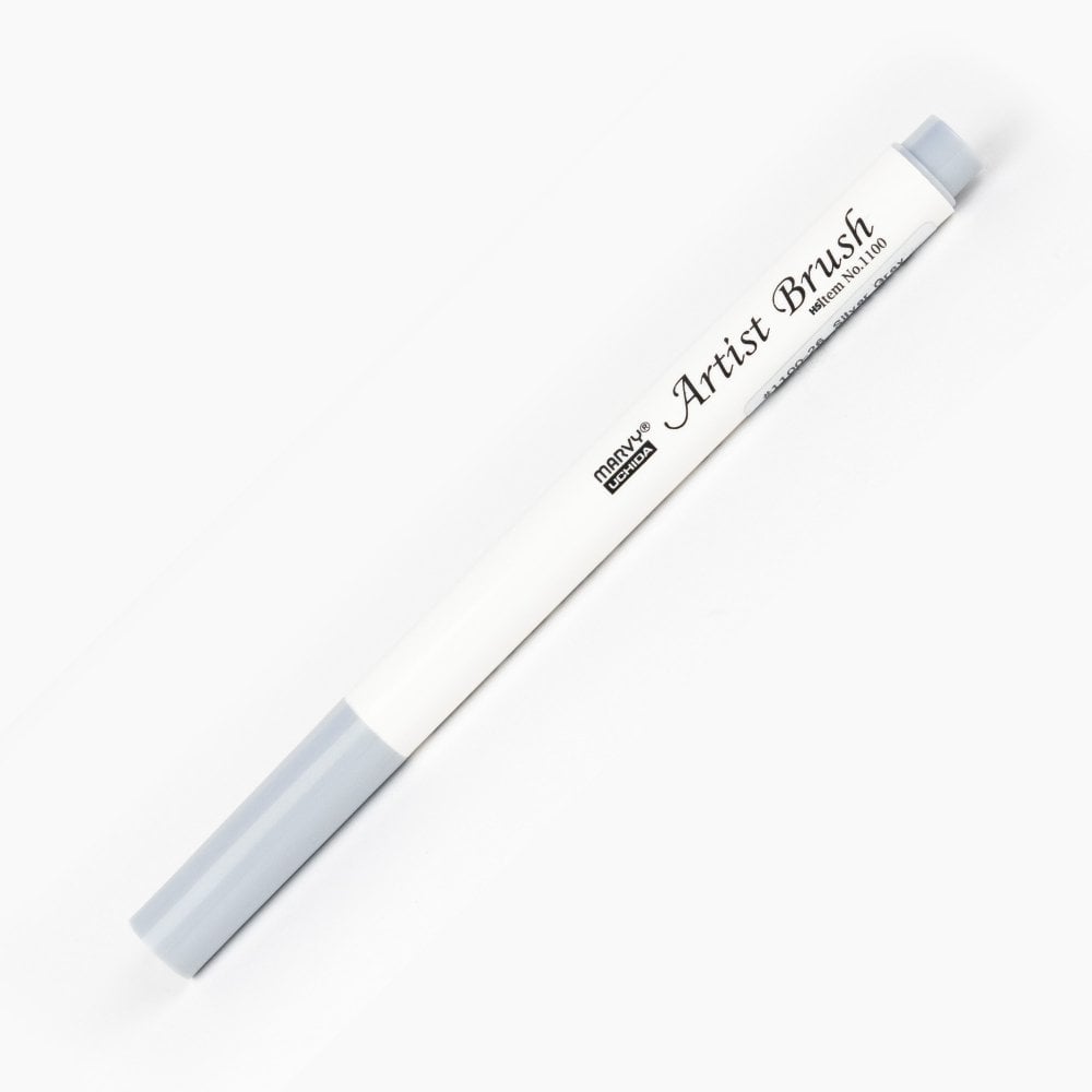 Marvy Artist Brush - Grey Silver Grey 