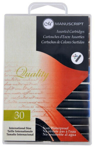 Pen Fountain Cartridge - pack of 30 assorted