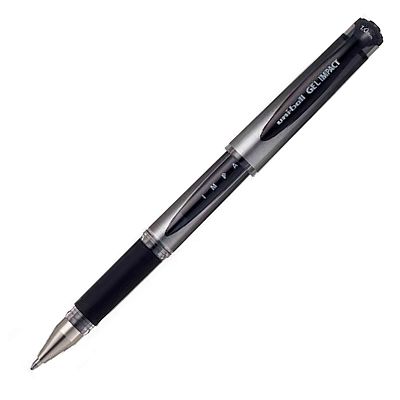 Pen Uni Ball Gel Impact Black