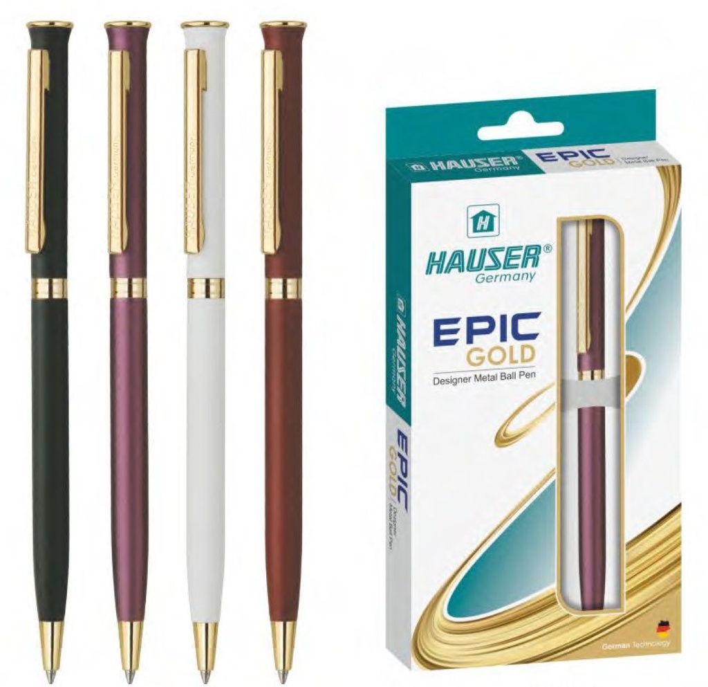 Pen Hauser Metal Epic Blue