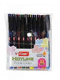 Pen Hotline Fineliner 10 Colour Set