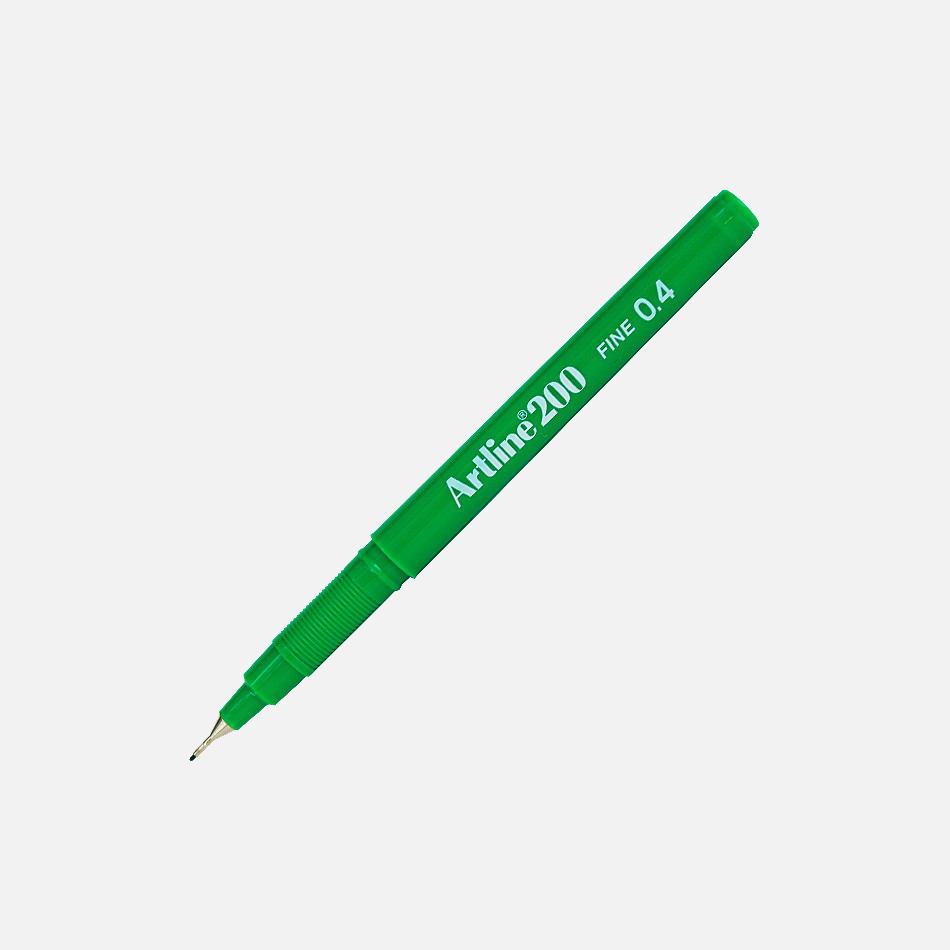 Pen Artline Fine Line Green