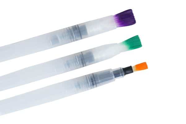 Sqeeze Brush Flat Tips Set-3 pcs