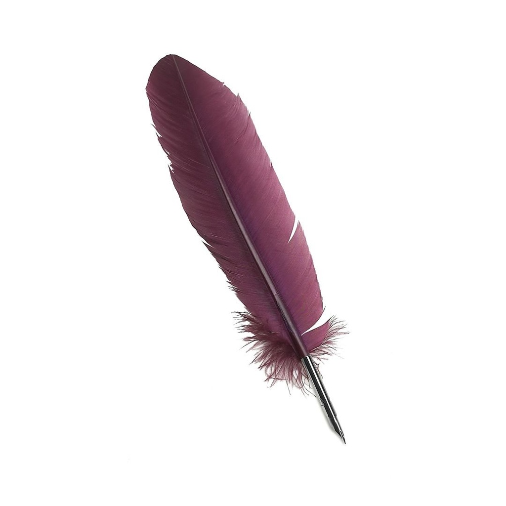 Manuscript Quill Pen - Burgundy
