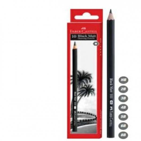 Black Matt Pencils 1111 8B 