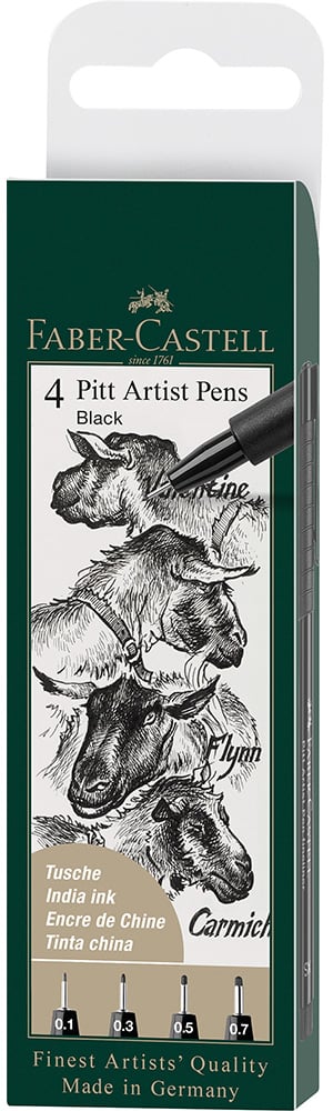 PittArtist - Assorted 4Pens (XS,S,F,M)