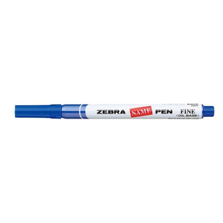 Name Pen Zebra Fine Blue
