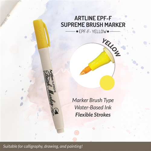 Brush Marker Artline Supreme Yellow