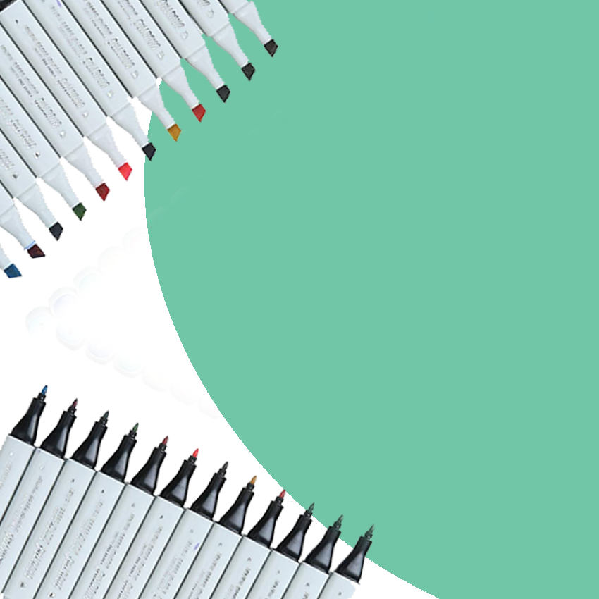 Marker Sketch Twin Tip Alcohol Based Mint Green G115