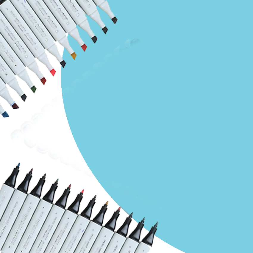 Marker Sketch Twin Tip Alcohol Based B313 Cloud Blue