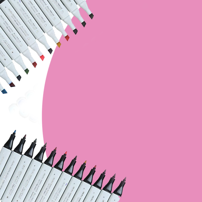 Marker Sketch Twin Tip Alcohol Based Cerise R605