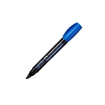 Marker Permanent Faber Castell Blue