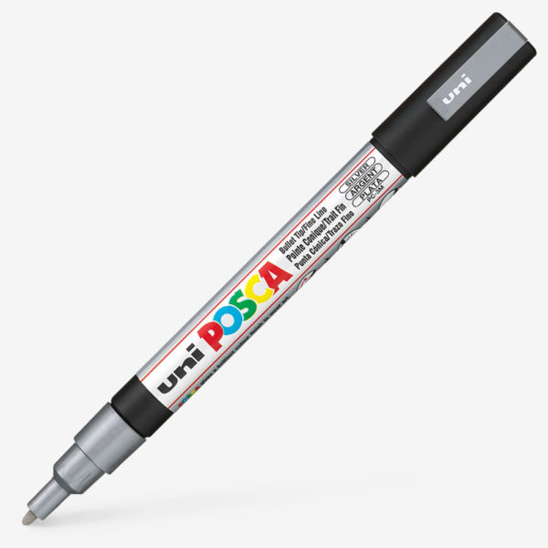 Uni POSCA Pen 3M Silver 12T
