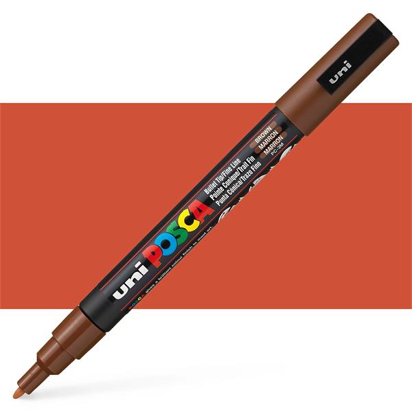Uni POSCA Pen 3M Brow 12T