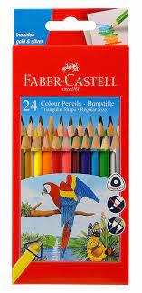 Colour Pencil Triangular Faber Castel 24 Colours