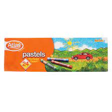 Pastel 24 Colour Non Toxic Atlas