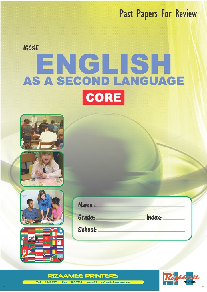 O' Level Past Paper English Core