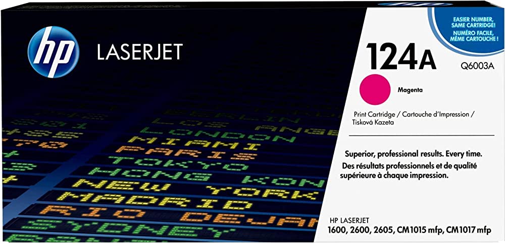 HP 124A Laserjet Toner Magenta (Q6003A)