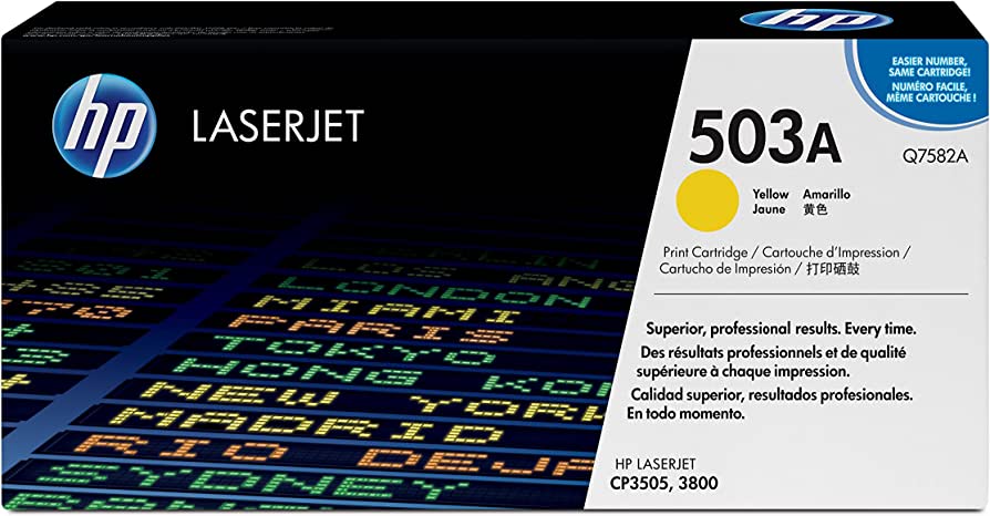 HP 503A Laserjet Toner (Q7582A) Yellow