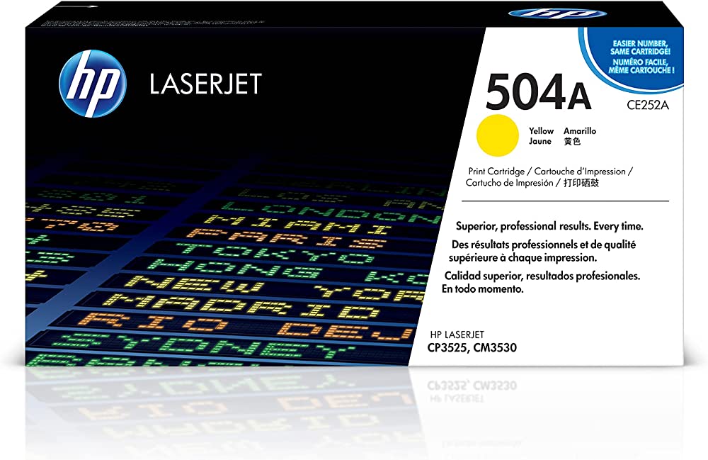 Hp 504A LaserJet Toner (Yellow) 