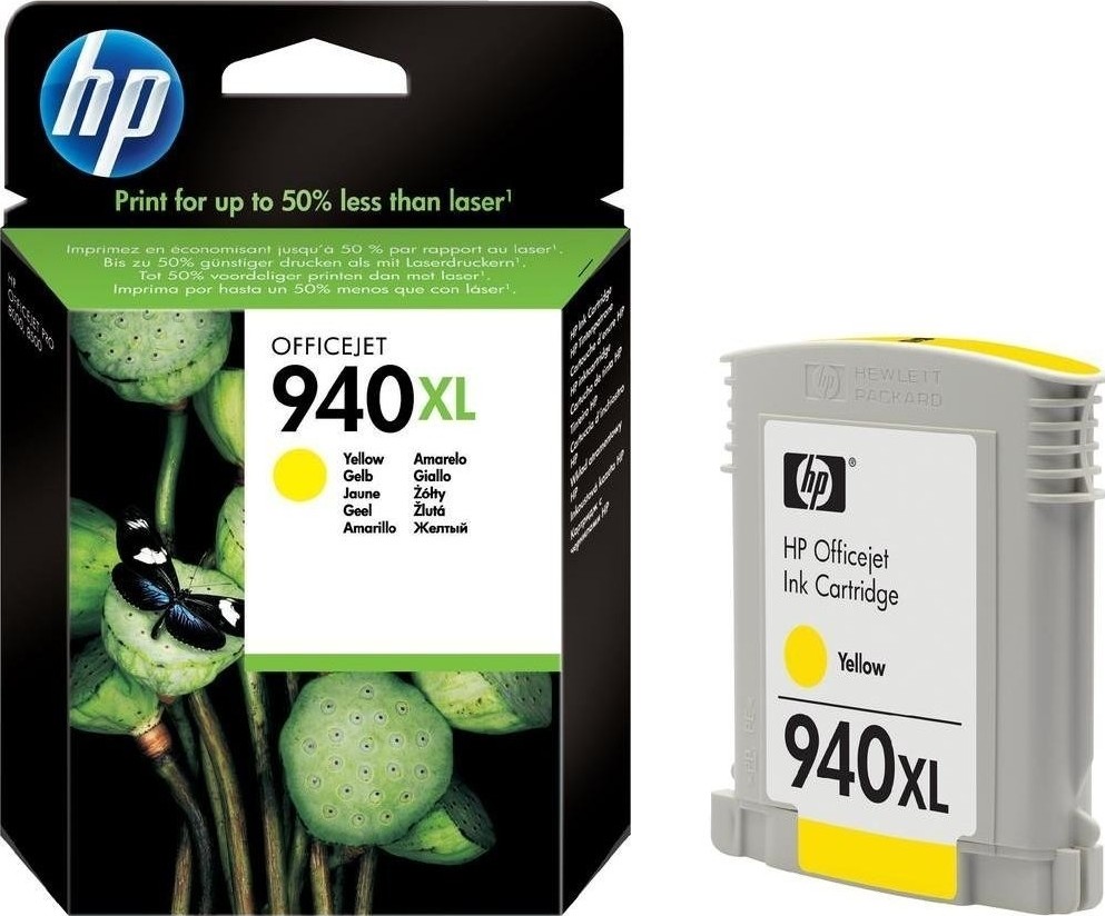 Hp 940XL Ink Cartridge Yellow C4909A