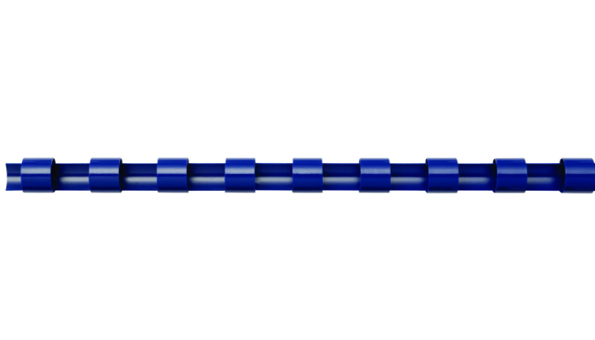 Binding Comb Plastic 6mm BLU