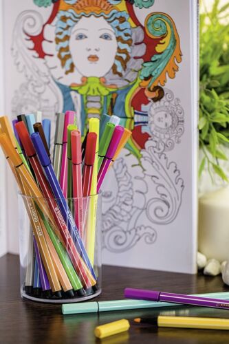 Fibre-Tip Pen 68 Card-B Wallet 12 Color