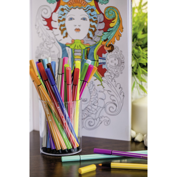 Fibre-Tip Pen 68 Card-B Wallet 30 Color